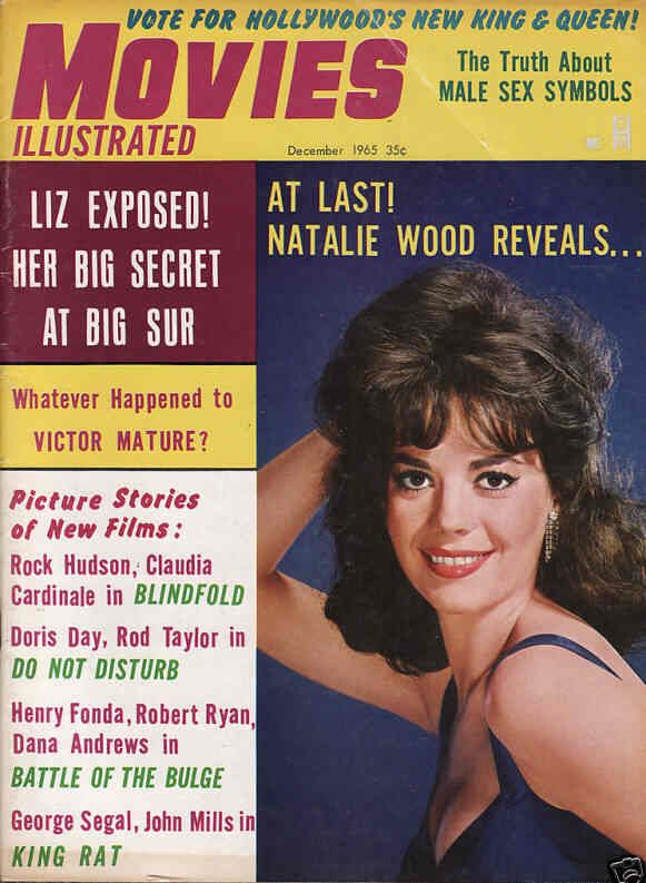 MOVIES ILLUSTRATED magazine side cover December 1965